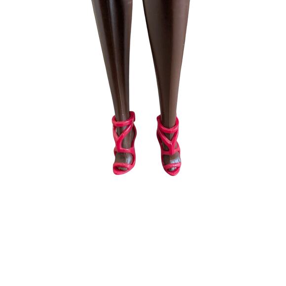 2022 Holiday Barbie Signature Doll Model Muse Red Shoes Heels HBY05 - Picture 4 of 5